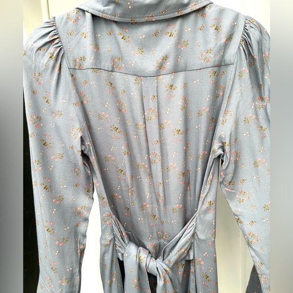 Floral maxi dress, Pullover styling, XS - Picture 5 of 7